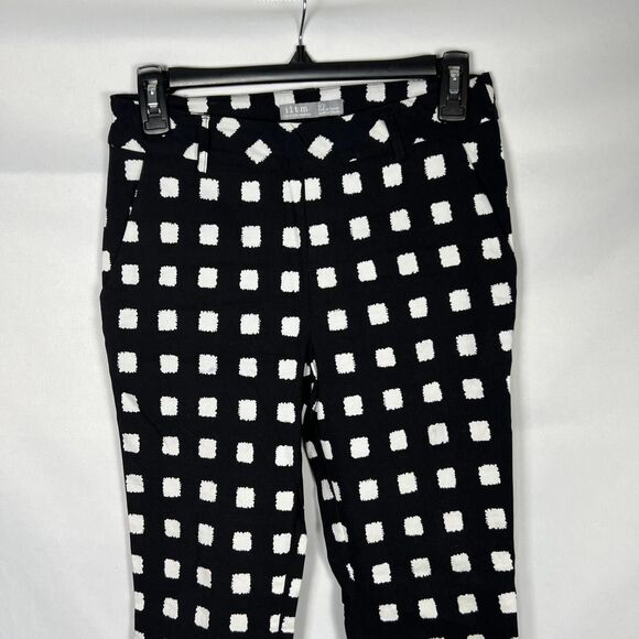 I Love Tyler Madison Black & White Geo Print Skinny Pants (S/P) - Picture 2 of 8